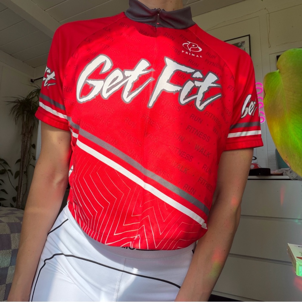RCYCLD Cropped Biker Top